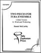 Two Pieces for Tuba Euphonium Ensemble Dark Towers, Wind and Wuthering Tuba Ensemble EEEEEETT P.O.D. cover